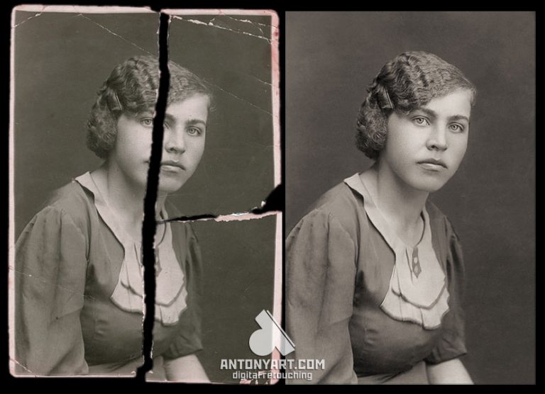 Photo Restoration Before And After Examples • Professional Photo ...